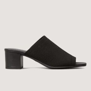 NEW Everlane The Glove Mule Sandal Womens Sz 11 Black‎ Re Knit
